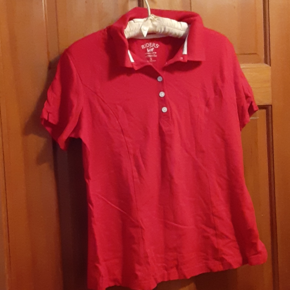 Red button up - Picture 1 of 3